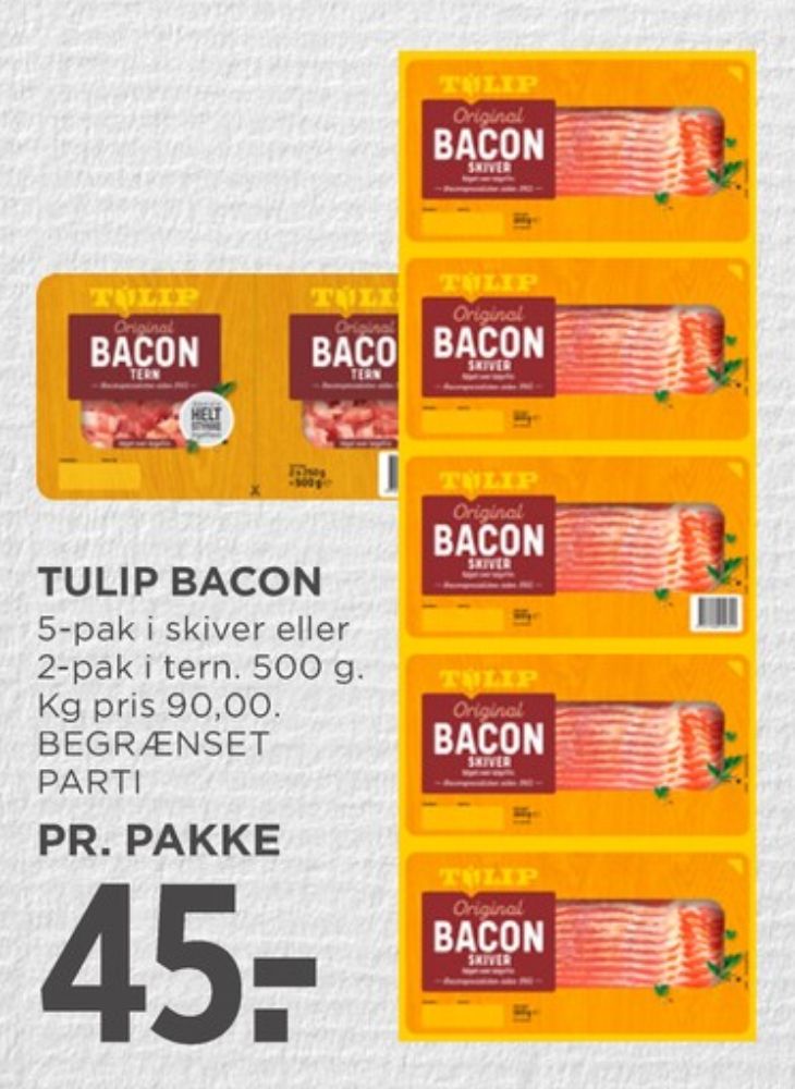 Tulip, Baconskiver