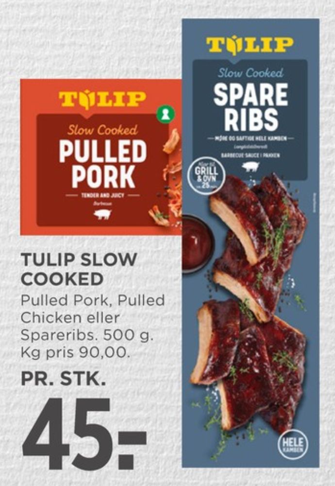 Tulip, Spareribs