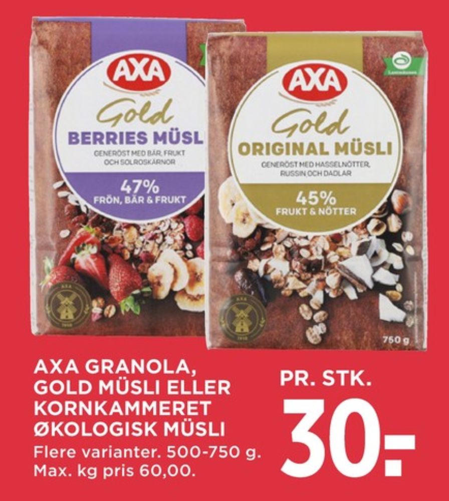 Axa, Gold Original Müsli 