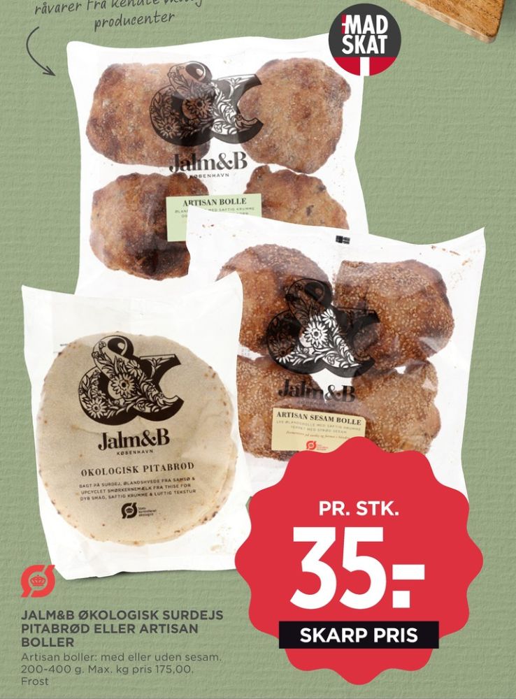 Jalm & B, Artisan Sesam Boller