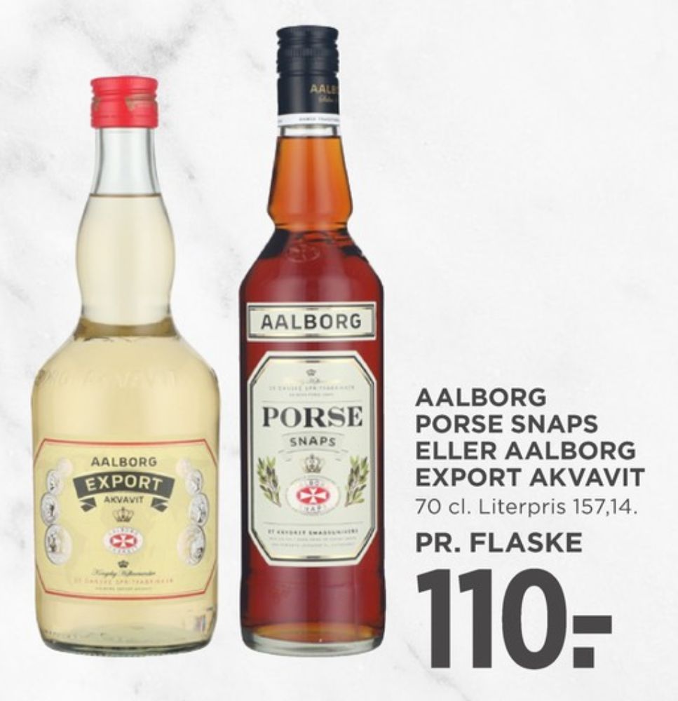 AAlborg Porse, Akvavit