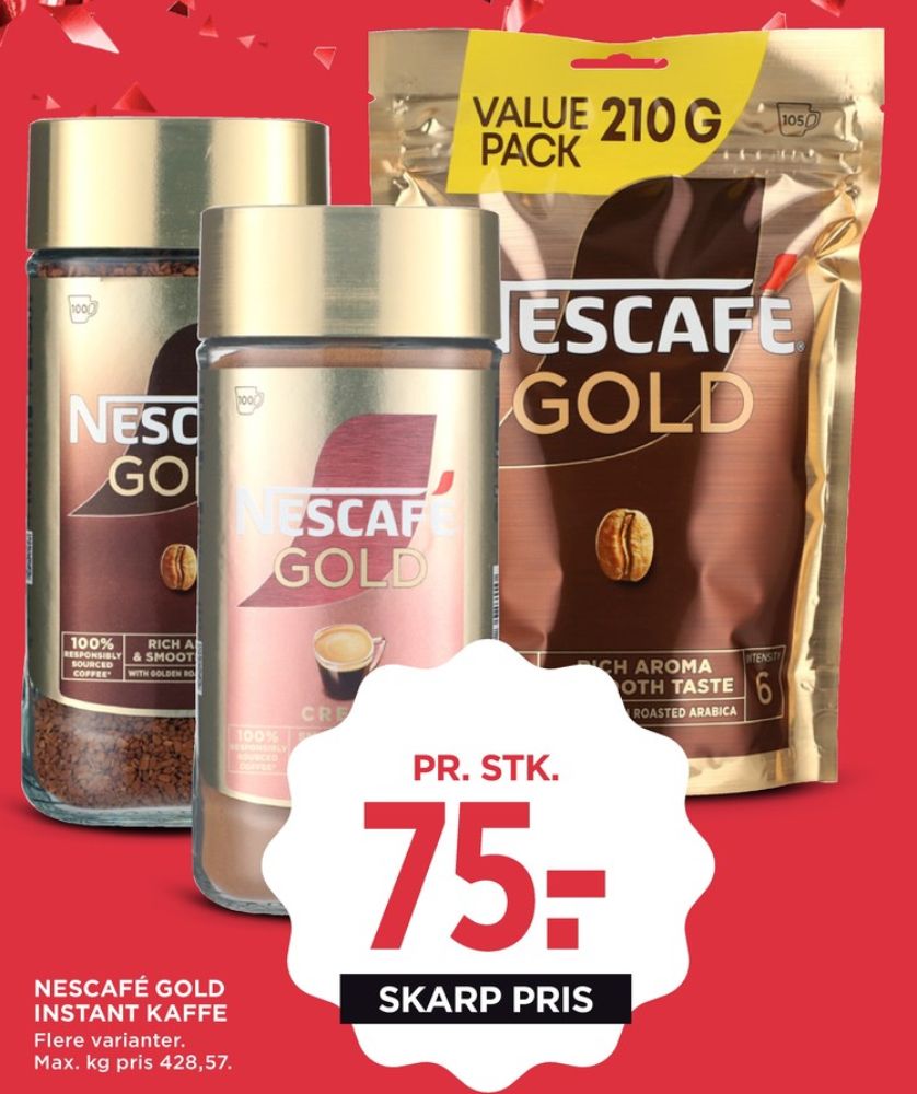Nescafe Gold, Instant Kaffe