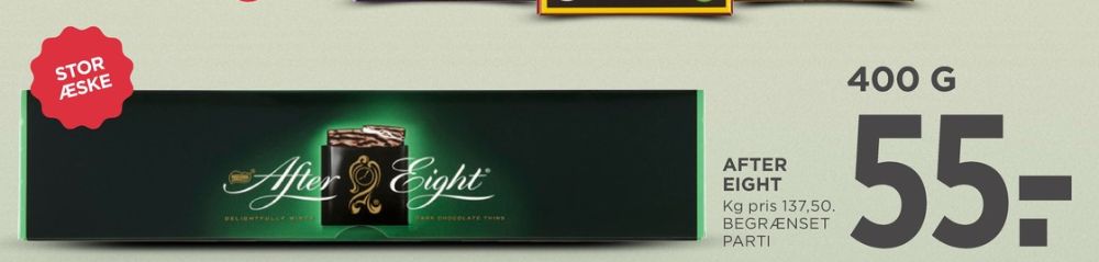 After Eight, Mintchokolade