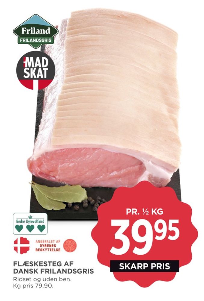 FRILAND Frilandsgris, Flæskesteg