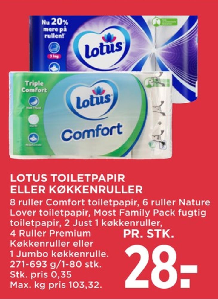 Lotus Just1, Køkkenrulle