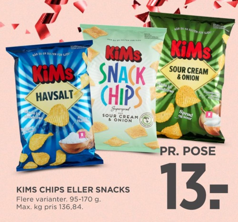 Kims, Snack Chips sour cream & onion