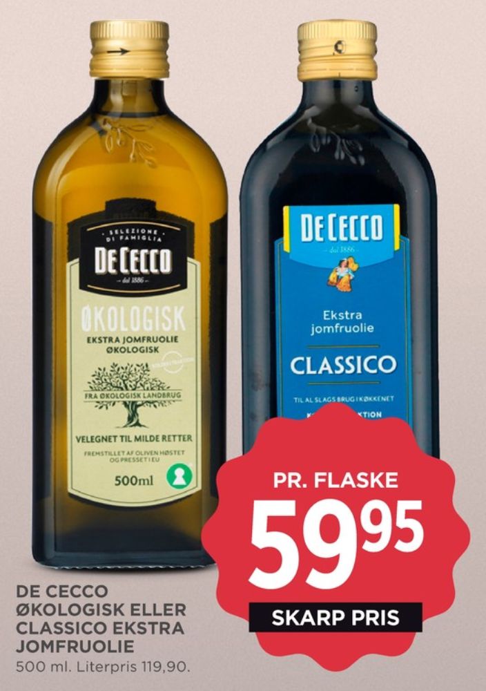 De Cecco, Olivenolie