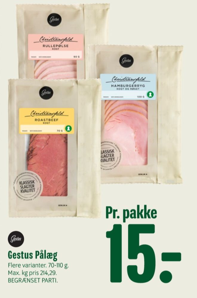 Gestus Christiansfeld, Roastbeef