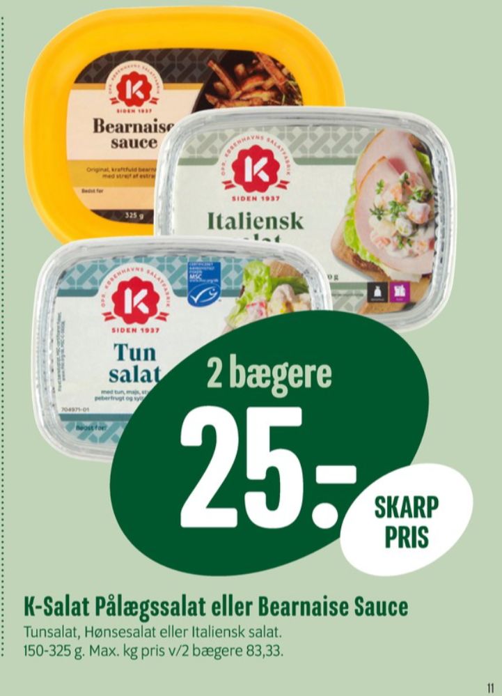 K-salat, Bearnaisesauce