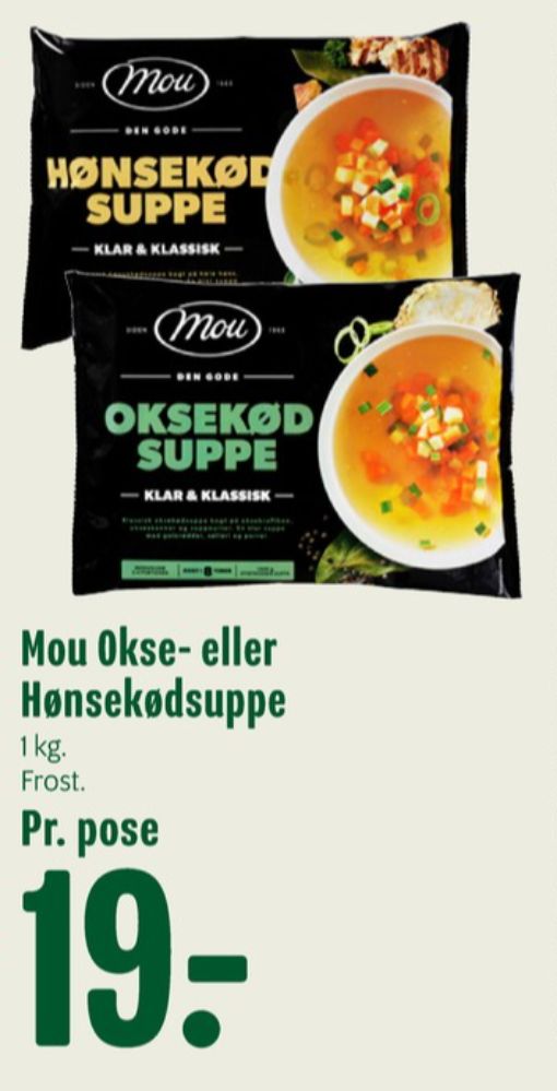 Mou Klar & Klassisk, Oksekødssuppe