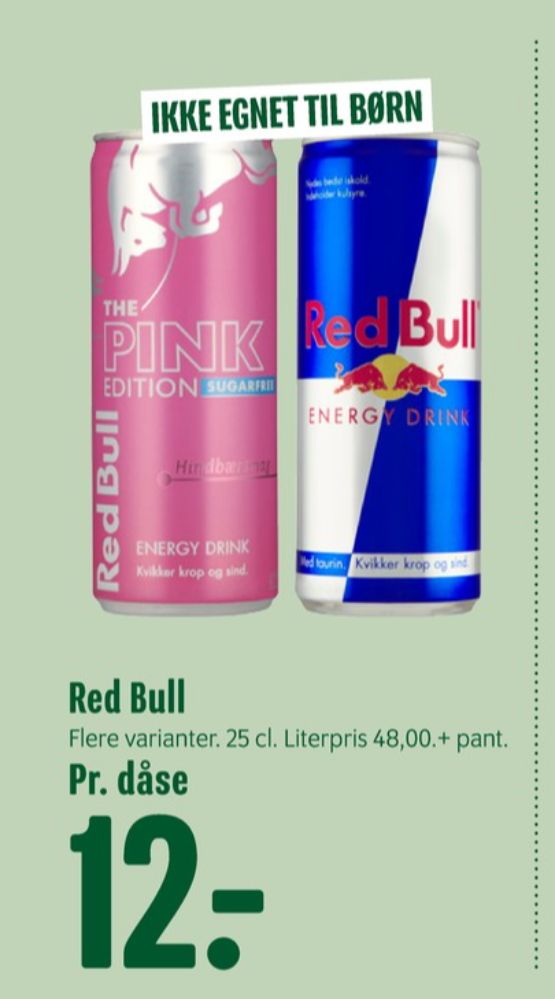 Red Bull The Pink Edition, Energidrik