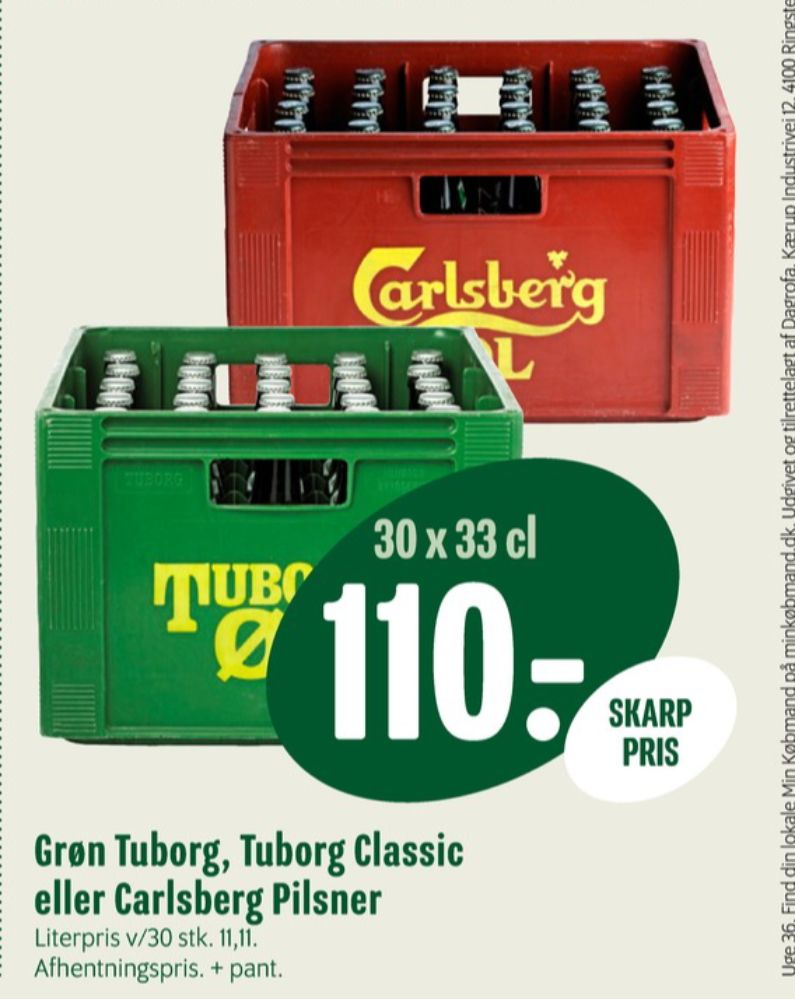 Tuborg Classic, Øl