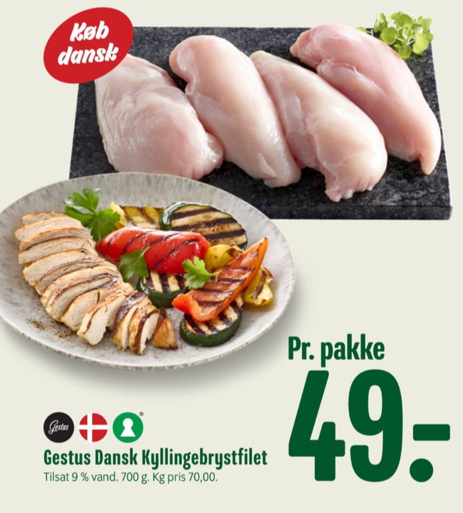 Gestus, Kyllingebrystfilet