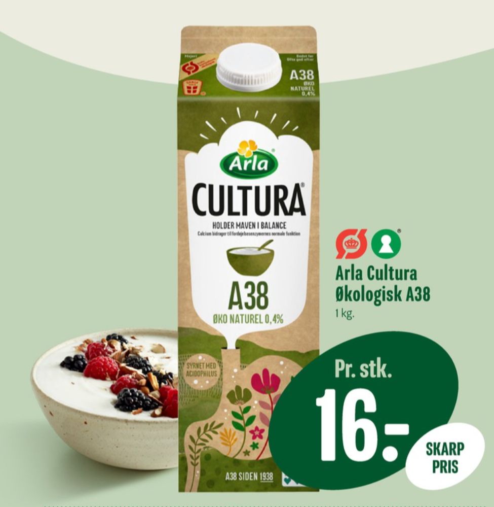 Cultura, A-38 Øko Naturel 0,4%