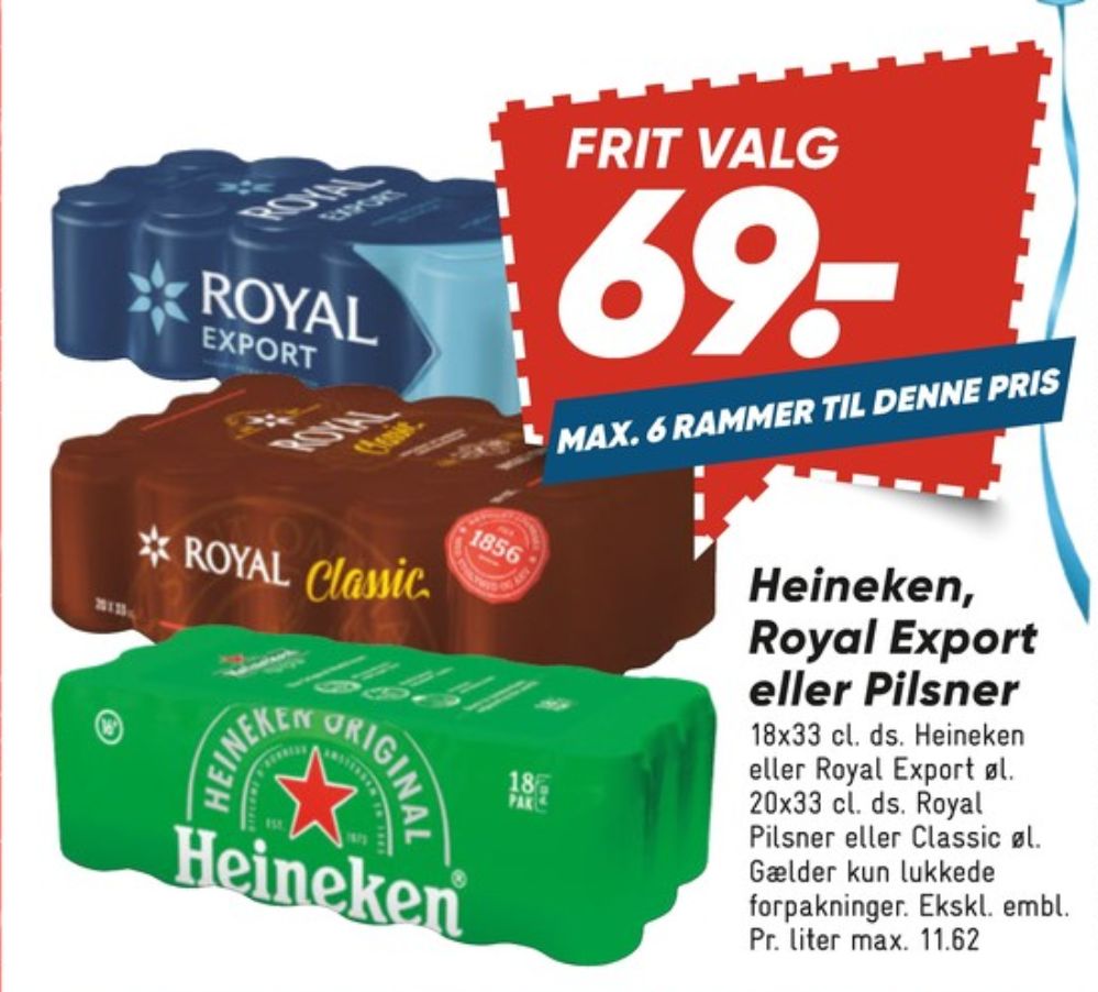 Royal Classic, Øl 20 pk.
