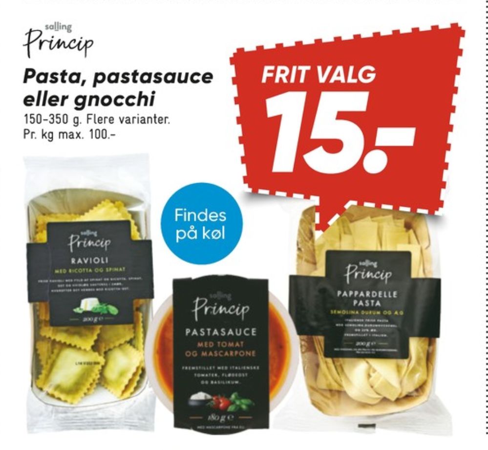 Salling Princip, Pappardelle