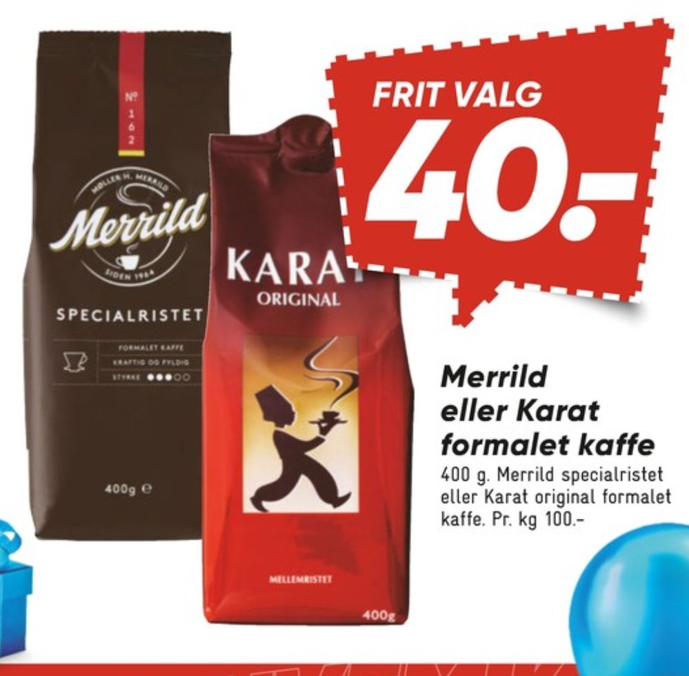 Merrild Specialristet, Kaffe Formalet