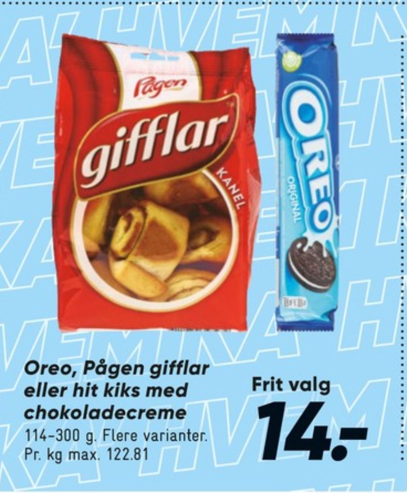 Pågen, Gifflar kanel