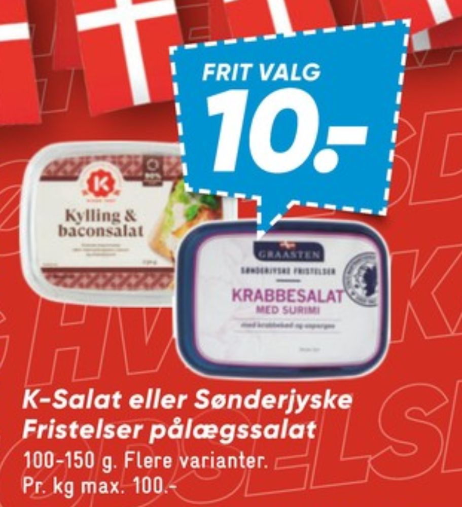 Graasten Sønderjyske Fristelser, Krabbesalat med Surimi