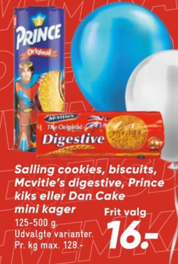 McVities Digestive, Kiks