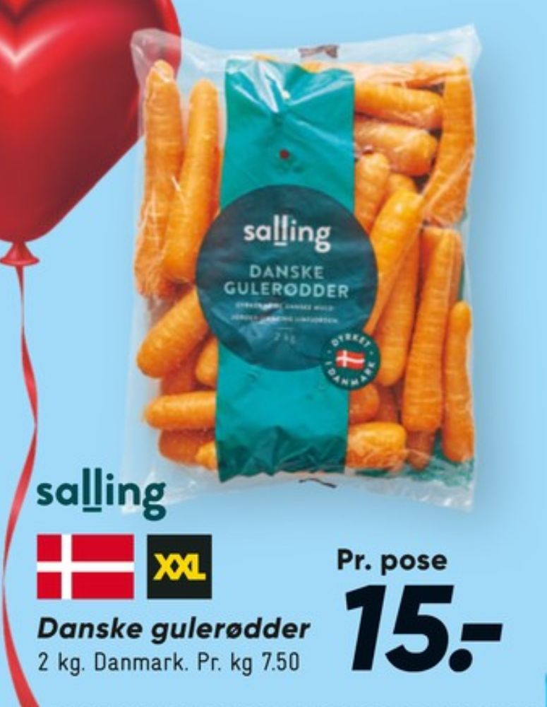 Salling ØKO, Gulerødder