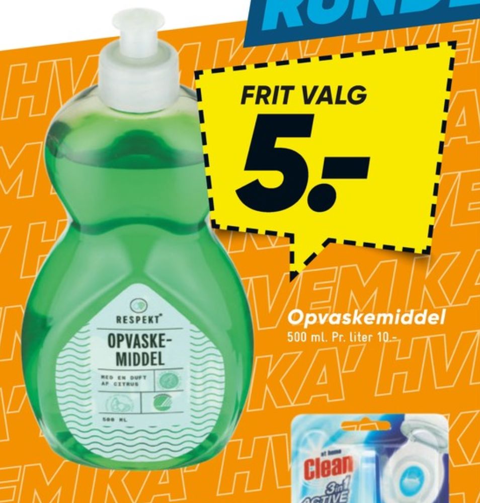 Respekt, Opvaskemiddel