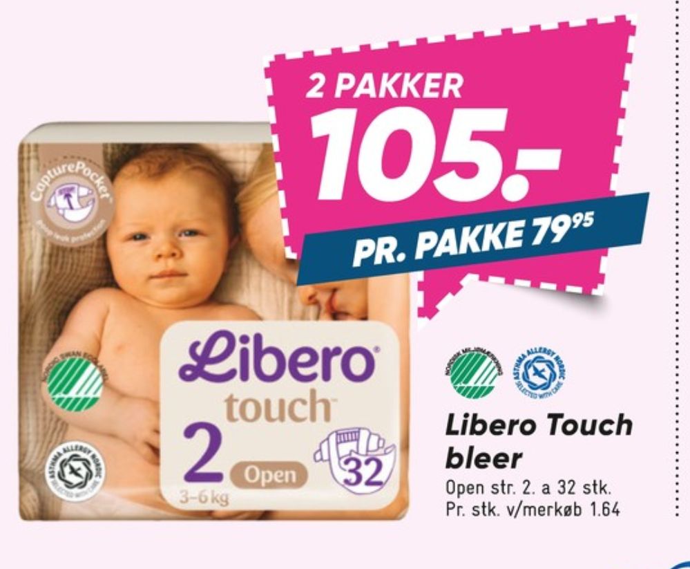 Libero Touch, Bleer str 2 3-6 kg