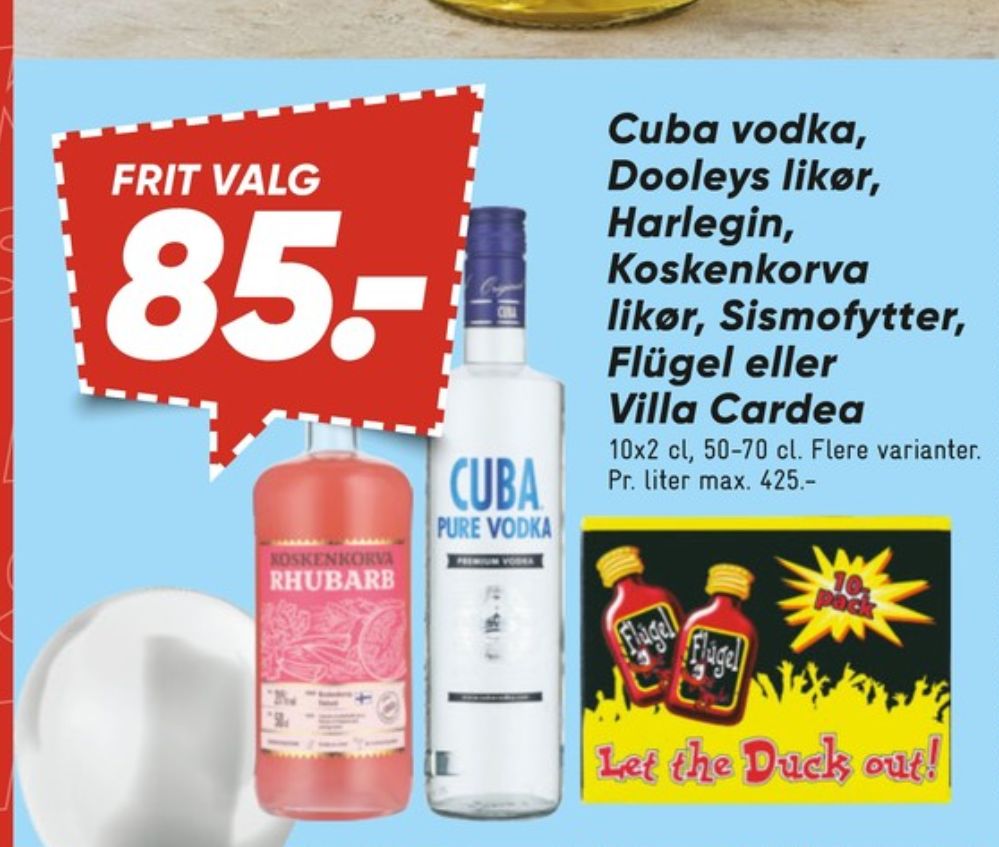 Dooleys, Likør