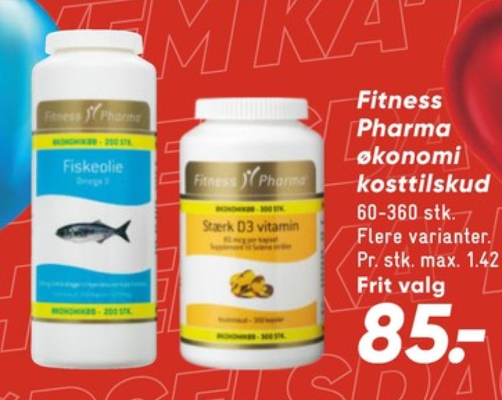 Fitness Pharma, Fiskeolie