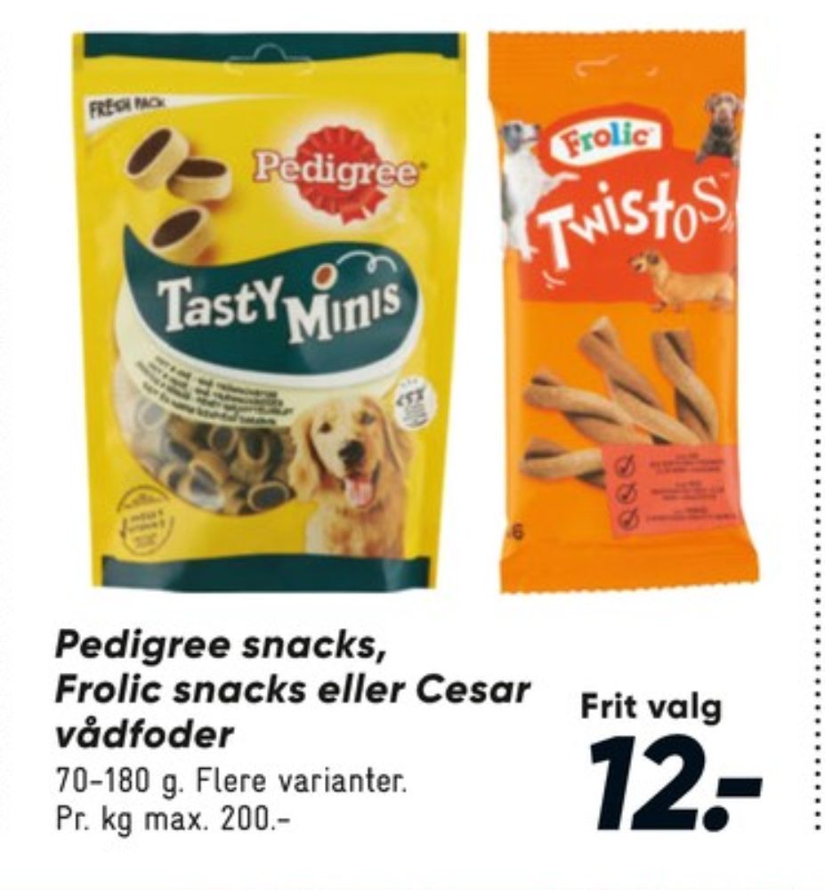 Cesar, Hundefoder