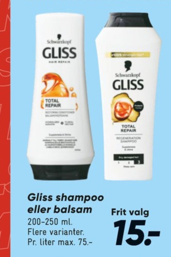 Schwarzkopf Gliss, Shampoo