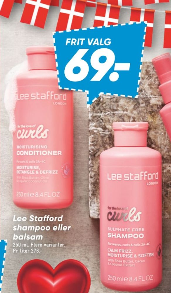 Lee Stafford, Shampoo