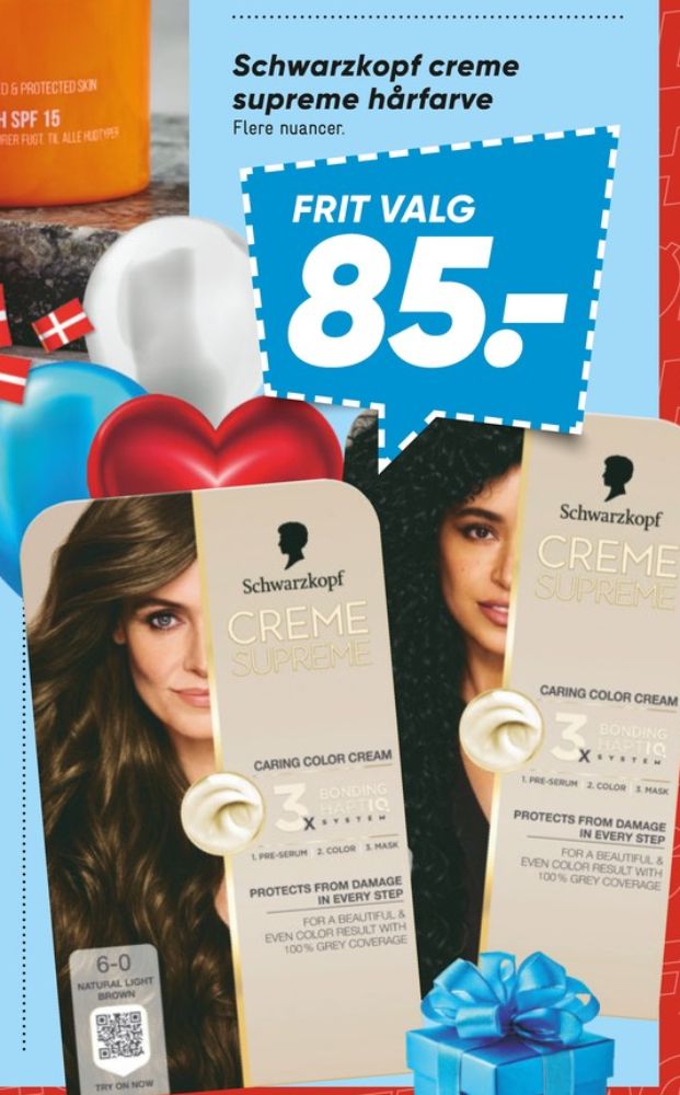 Schwarzkopf Creme Supreme, Hårfarve