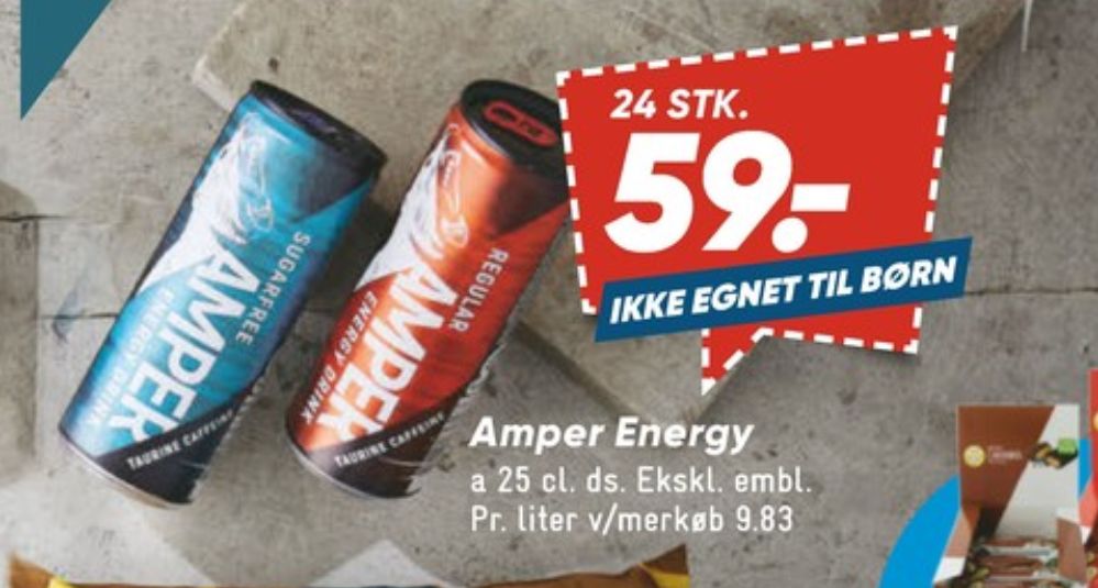 Amper Energy Drink, Energidrik