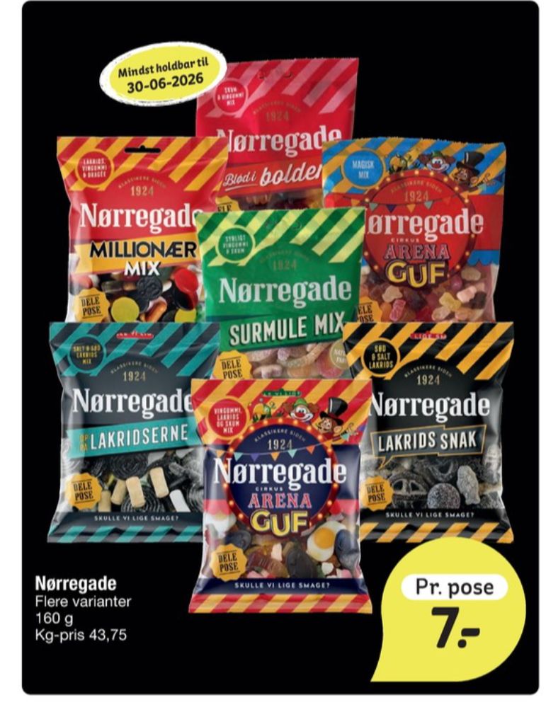 Nørregade Lakrids Snak, Slikposer