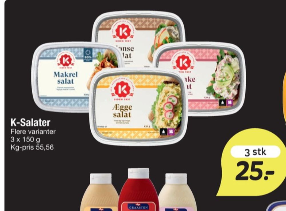 K-salat, Skinkesalat