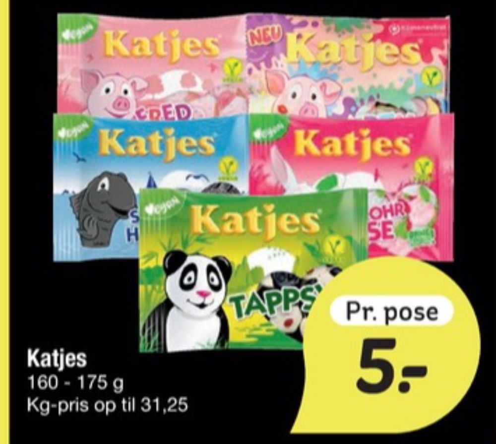 Katjes Fred Ferkel, Slikposer