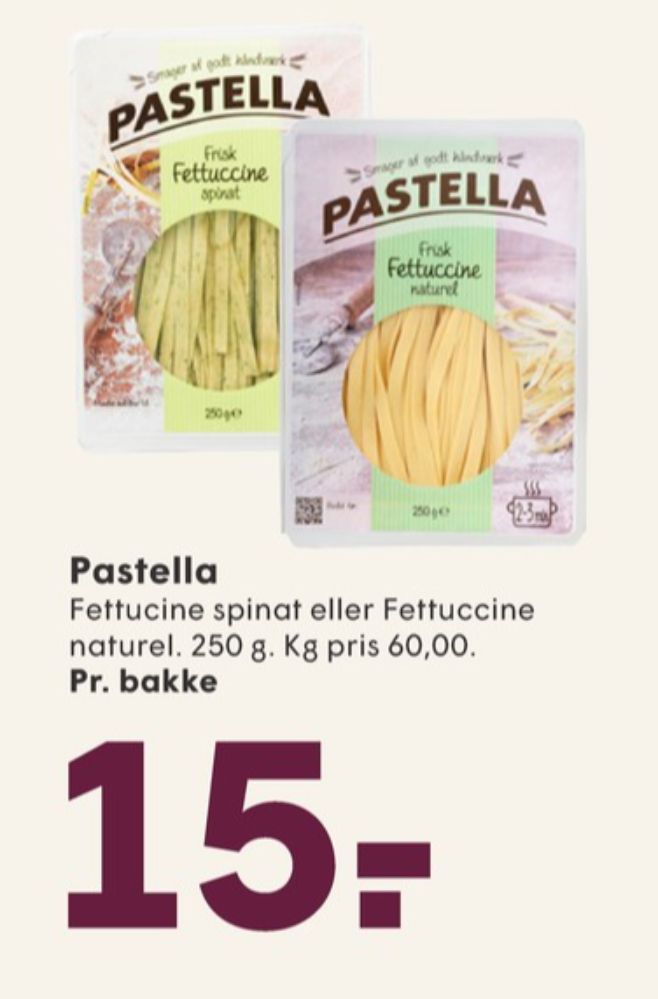 Pastella, Fettuccine Naturel