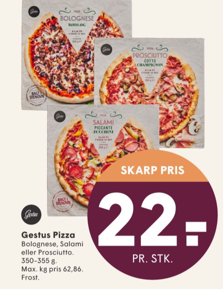 Gestus, Salami Piccante Zucchini Pizza