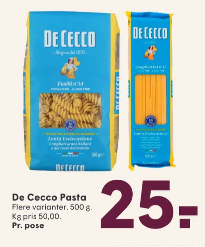 De Cecco, Spaghetti