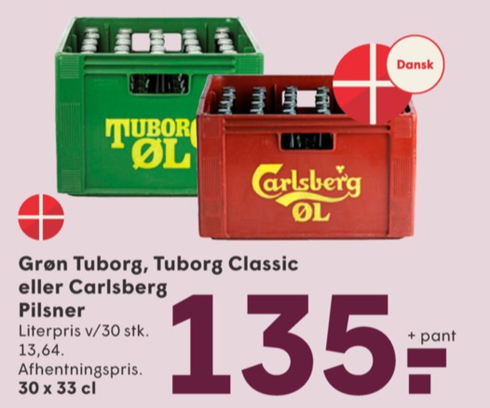 Tuborg Classic, Øl
