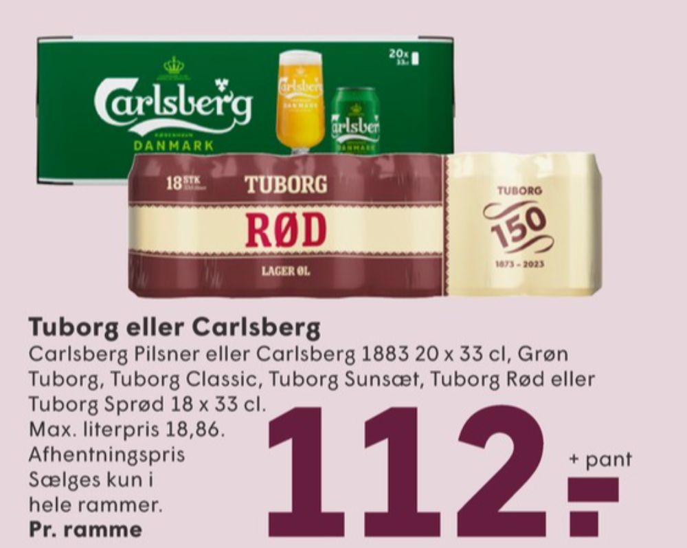 Tuborg Classic, Øl 18 pk.