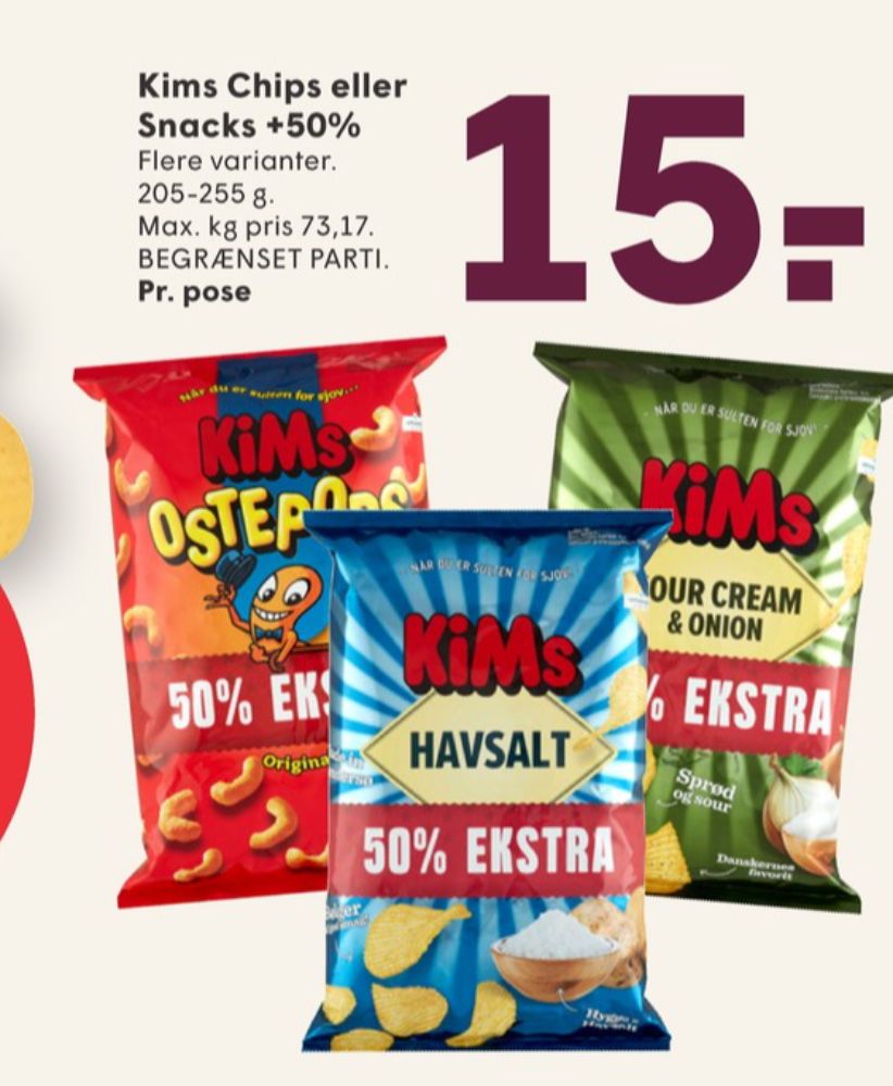 Kims, Sour Cream & Onion Chips