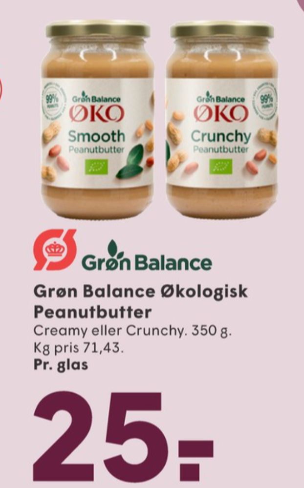 Grøn Balance, Peanutbutter