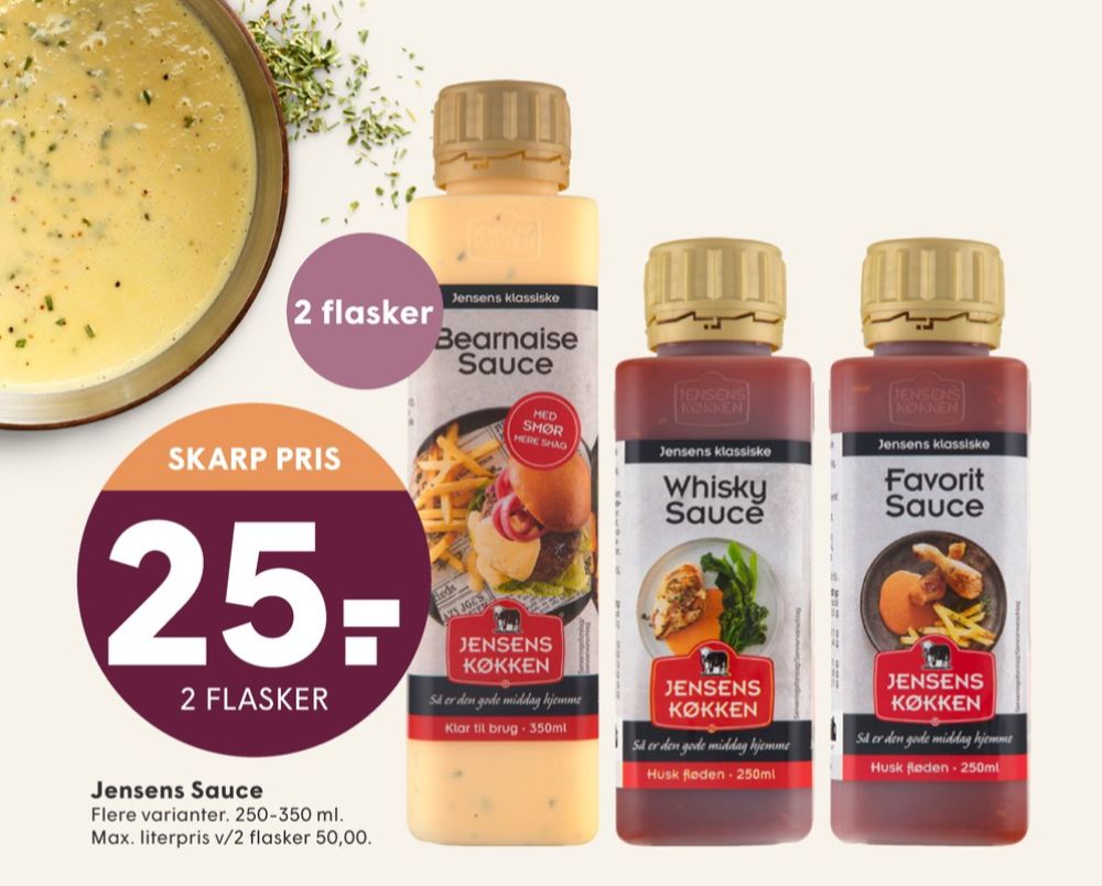 Jensens Køkken, Whisky Sauce