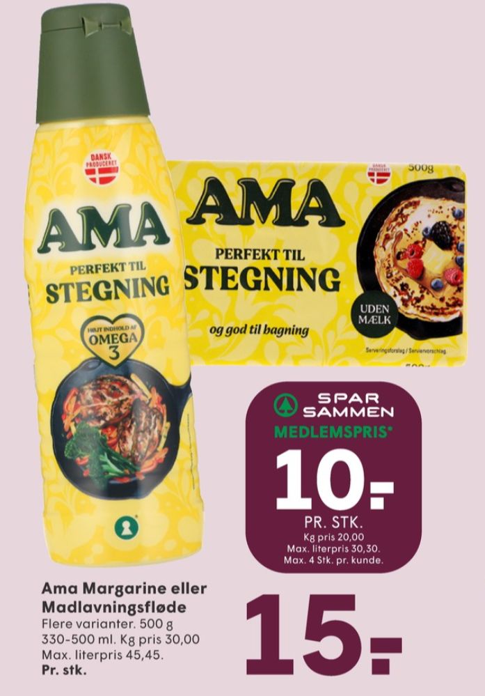 Ama, Madlavningsfløde 15 %