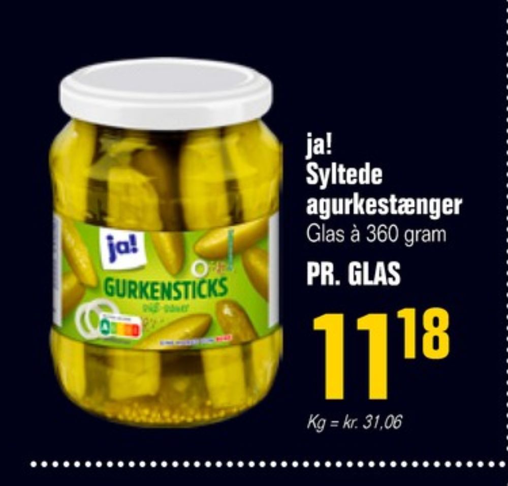ja!, Agurker syltet