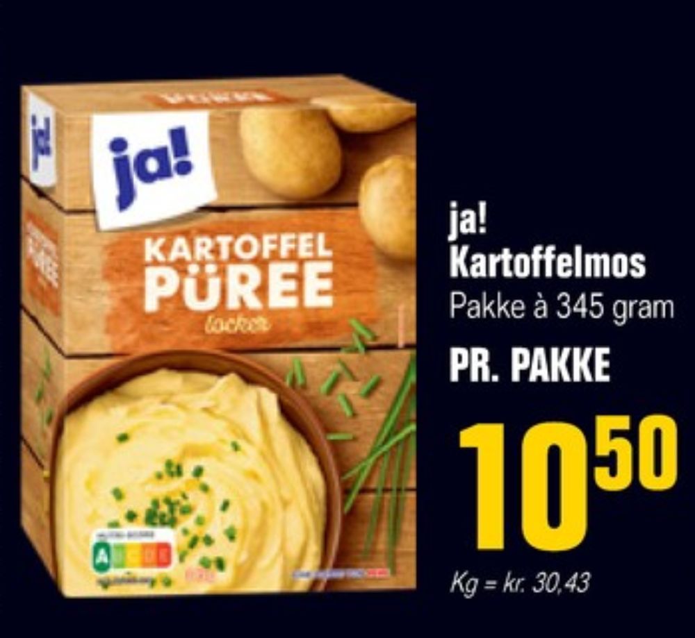 ja!, Kartoffelmospulver