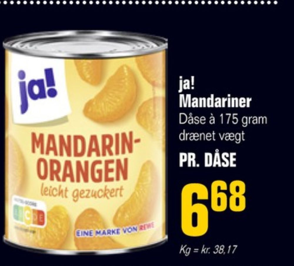 ja!, Mandariner