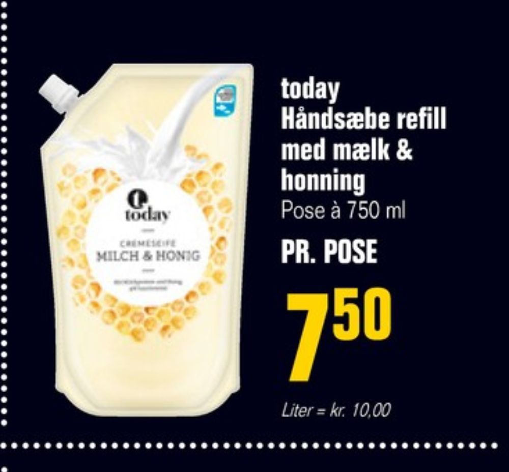 Today, Flydende sæbe
